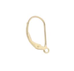 Gold Filled Plain Leverback Earring (A)