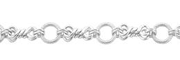 9.0mm Width Sterling Silver Double 8 Chain