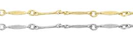 14K Gold Chain 1.40mm Width Bar Chains