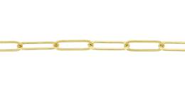 6.9mm Width Flat Elongated Gold Filled Chain