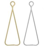 14K TRIANGLE STONE HANGER 18540-14K