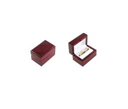 ROSEWOOD VENEER I DOUBLE RING BOX 18880-BX