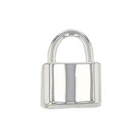 Sterling Silver Padlock Clasp