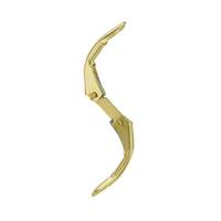 18K Leverback Clip Two Wings Small