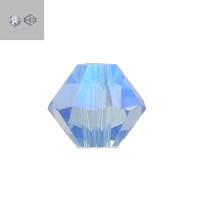 LIGHT SAPPHIRE AURORE BOREALE 2X SWAROVSKI CRYSTAL