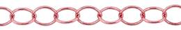 3.4mm Width Round Cable Rose Gold Filled Chain