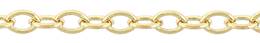 2.9mm Width Oval Cable Gold Filled Chain