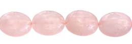 Rose Quartz Bead Oval Shape Gemstone