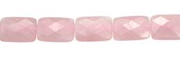 Rose Quartz Bead Rectangle Faceted Shape Gemstone