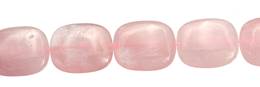 Rose Quartz Bead TV-Face Shape Gemstone