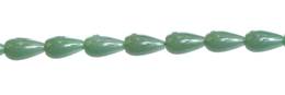 Aventurine Bead Drill Through Drop Shape Gemstone