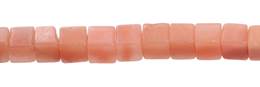 Pink Aventurine Drill Through Cube Shape Gemstone