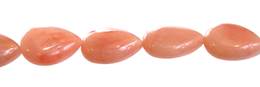 Pink Aventurine Drill Through Pear Shape Gemstone