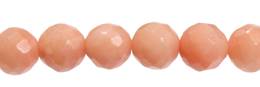 Pink Aventurine Ball Shape Faceted Gemstone