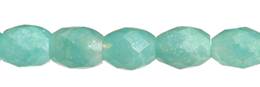 Amazonite Bead Barrel Faceted Gemstone