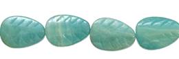 Amazonite Bead Leaf Gemstone