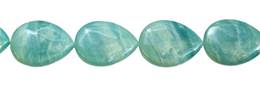 Amazonite Bead Drill Through Pear Shape Gemstone