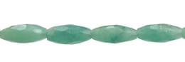 Amazonite Bead Rice Shape Faceted Gemstone