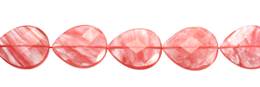 Cherry Quartz Bead Pear Faceted Shape