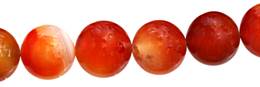 Red Agate Natural Color Ball Shape Gemstones