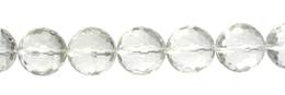 Quartz Crystal Ball Shape Faceted Gemstone GR-AB