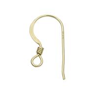 Gold Filled Coil Wire Earwire Earring