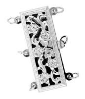 Sterling Silver Filigree Multi-Strand Clasp