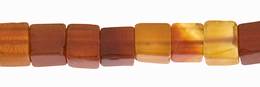 Red Agate Natural Color Cube Shape Gemstones