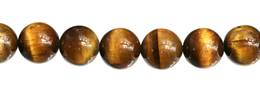 Tiger Eye Bead Ball Shape Gemstone