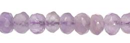 Cape Amethyst Bead Roundel Faceted Gemstone
