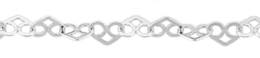 3.5mm Width Sterling Silver Flat Love Chain