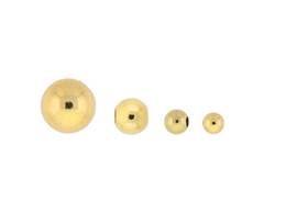 10k Gold Round Beads