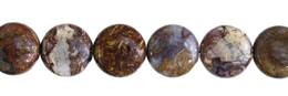 Pietersite Bead Coin Shape Gemstone