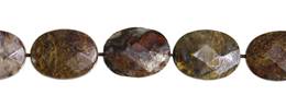 Pietersite Bead Oval Shape Faceted Gemstone