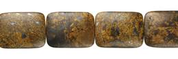 Bronzite Bead TV-Face Shape Gemstone