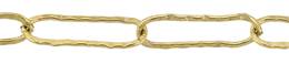 5.7mm Width Hammer Elongated Gold Filled Chain