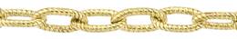 3.0mm Width Hammer Oval Gold Filled Chain (A)