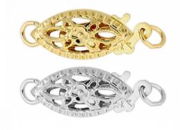 14K FILIGREE FISH HOOK 13MM CLASP 2505-14K