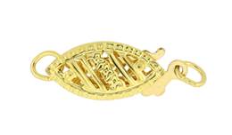 18K Filigree Fish Hook Clasp 13.0mm