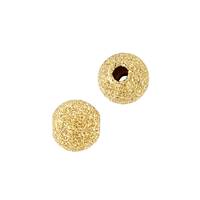 Gold Filled Round Laser Bead
