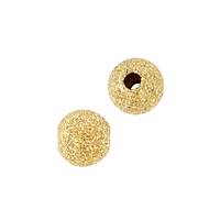 Gold Filled Round Laser Bead