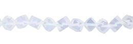 Opalite Bead Drill Through Corner Dice Shape