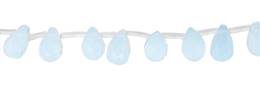 Opalite Bead Drill Through Drop Faceted Shape