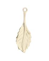 14K 21mm Leaf Charm