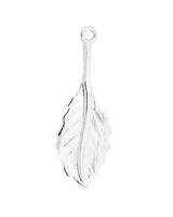 Sterling Silver Leaf 21mm Charm