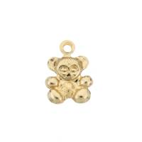 14K Teddy Bear Charm