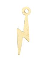 14K Lighting Bolt Charm