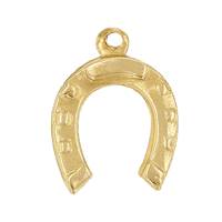 Gold Filled Horseshoe 10mm Charm