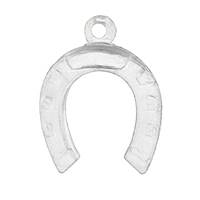 Sterling Silver Horseshoe Charm 10mm