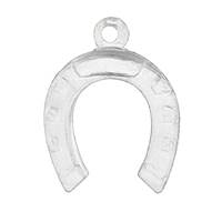 Sterling Silver Horseshoe Charm 10mm